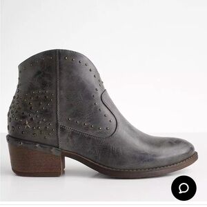 Studded Western style ankle boots